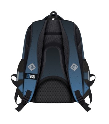 Czterokomorowy plecak szkolny St.Right BP07 24L, SPACE MOON