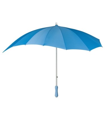 Romantyczna, lekka parasolka damska w kształcie serca, stelaż włókno, niebieska