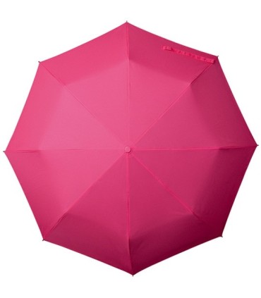 Klasyczna damska wytrzymała parasolka do torebki, różowa