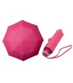 Klasyczna damska wytrzymała parasolka do torebki, różowa