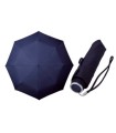 Klasyczna damska wytrzymała parasolka do torebki, granatowa