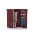 Długi, skórzany portfel damski Orsatti D05D bordowy