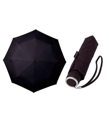 Klasyczna składana parasolka w kolorze czarnym