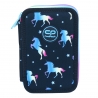 PIÓRNIK POTRÓJNY Z WYPOSAŻENIEM COOLPACK JUMPER 3 BLUE UNICORN