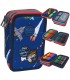 PIÓRNIK POTRÓJNY Z WYPOSAŻENIEM COOLPACK JUMPER 3 SPACE ADVENTURES