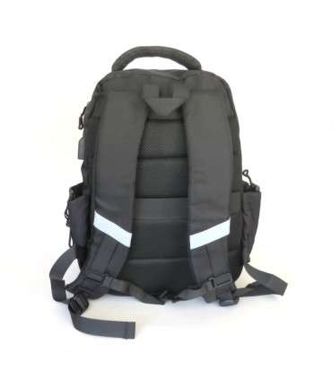 Czarny plecak młodzieżowy miejski szkolny Youtrendy, USB, 22l