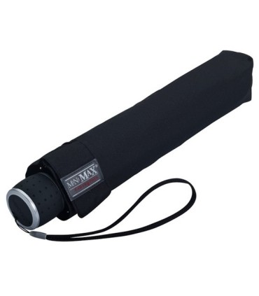 Automatyczna parasolka damska Impliva z włóknem do torebki, czarna