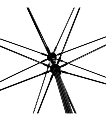 Damska parasolka w rozmiarze XL w kolorze czarnym, 130cm