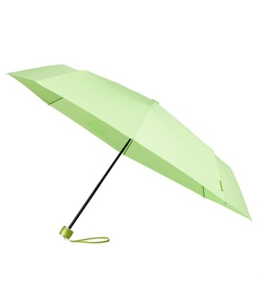 Klasyczna damska wytrzymała parasolka do torebki, jasno zielona