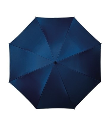 Parasolka z odblaskową lamówką, bardzo lekka, granatowa