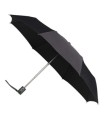 Klasyczna, automatyczna parasolka damska z włóknem, do torebki, czarna