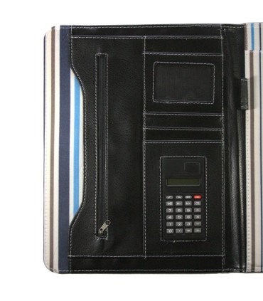 Teczka konferencyjna Orsatti w kolorze czarnym z kalkulatorem