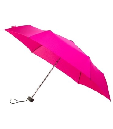 Lekka, płaska, mała parasolka damska do torebki IMPLIVA, różowa