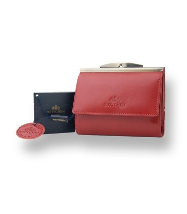 Stylowa portmonetka marki Wittchen, kolekcja Italy, kolor czerwony