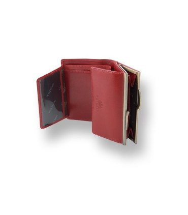 Stylowa portmonetka marki Wittchen, kolekcja Italy, kolor czerwony