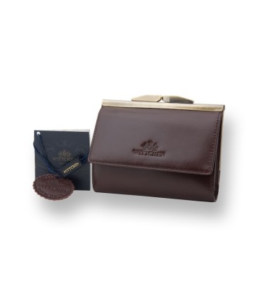 Stylowa portmonetka marki Wittchen, kolekcja Italy, kolor brązowy