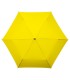 Lekka, płaska, mała parasolka damska do torebki IMPLIVA, żółta