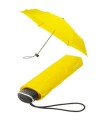 Lekka, płaska, mała parasolka damska do torebki IMPLIVA, żółta