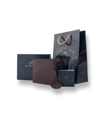 Portfel Wittchen 21-1-040, kolekcja Italy, kolor brązowy