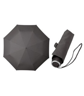 Klasyczna damska składana parasolka w kolorze szarym