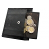Męski poziomy portfel Pierre Cardin RFID, skórzany, czarny