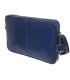 Skórzana torba na ramię z wyjmowaną kieszenią na laptopa G-502 granatowa