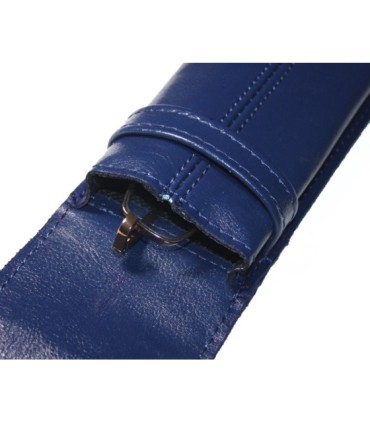 Etui na okulary  w kolorze granatowym, skóra