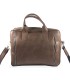 Skórzana torba na ramię na laptopa, A4, brązowa