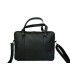 Skórzana torba na ramię na laptopa, A4, czarna