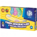 6 farb dekoracyjnych perłowych Astra 6 x 10ml