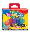 plastelina z brokatem Colorino 6 kolorów