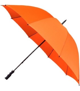 Bardzo duża, wytrzymała parasolka w kolorze pomarańczowym