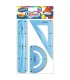 Zestaw geometryczny 3 elementowy flexi 20 cm Bambino