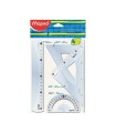 Zestaw geometryczny 4 elementowy flexi 20 cm Maped