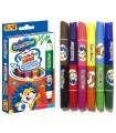 6 dwustronnych (12 kolorów) grubych flamastrów Jumbo Bambino