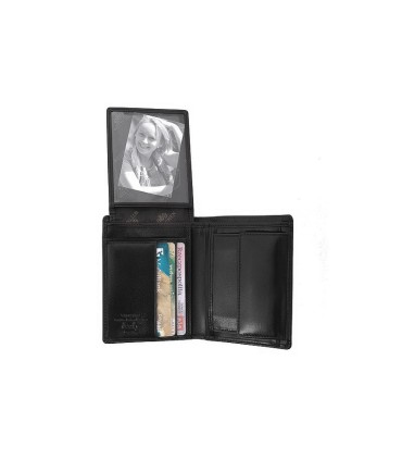 Klasyczny portfel Wittchen 21-1-009, kolekcja Italy, kolor czarny