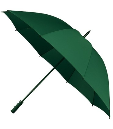 Bardzo duża wytrzymała damska parasolka w kolorze zielonym