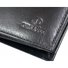 Ekskluzywny pionowy portfel Orsatti M12 w kolorze ciemno brązowym