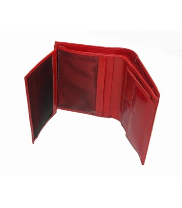 Ekskluzywny pionowy portfel Orsatti M12 w kolorze bordowym