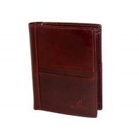 Ekskluzywny pionowy portfel Orsatti M12 w kolorze jasno brązowym