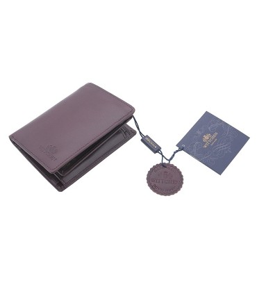 Klasyczny portfel Wittchen 21-1-009, kolekcja Italy, kolor brązowy