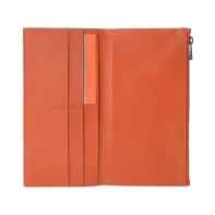 Bardzo cienki portfel marki DuDu® Zip-It, pomarańczowy