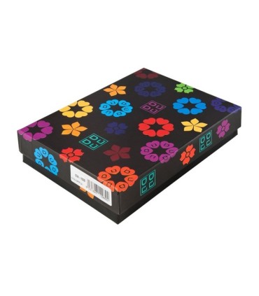 Etui na dokumenty marki DuDu®, ciemny brąz + niebieski