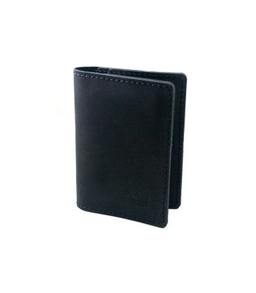 Skórzany super cienki portfel męski (SLIM WALLET) Orsatti, czarny