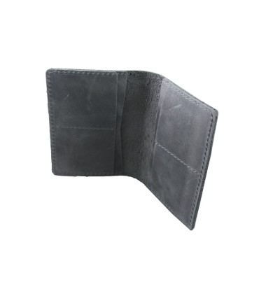 Skórzany super cienki portfel męski (SLIM WALLET) Orsatti, szary