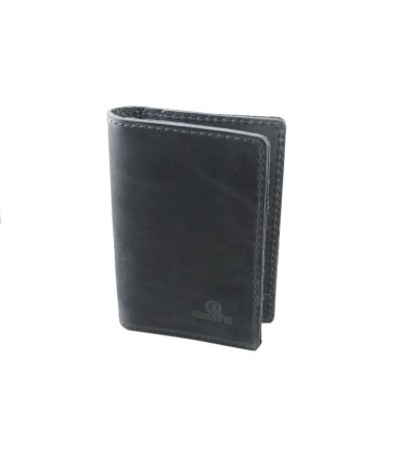 Skórzany super cienki portfel męski (SLIM WALLET) Orsatti, szary