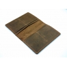 Skórzany super cienki portfel męski (SLIM WALLET) Orsatti, jasny brąz