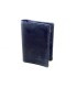 Skórzany super cienki portfel męski (SLIM WALLET) Orsatti, granatowy