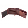 Bardzo praktyczny brązowy męski portfel VIP Collection V04-01-299-40
