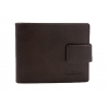 Bardzo praktyczny brązowy męski portfel VIP Collection V04-01-299-41